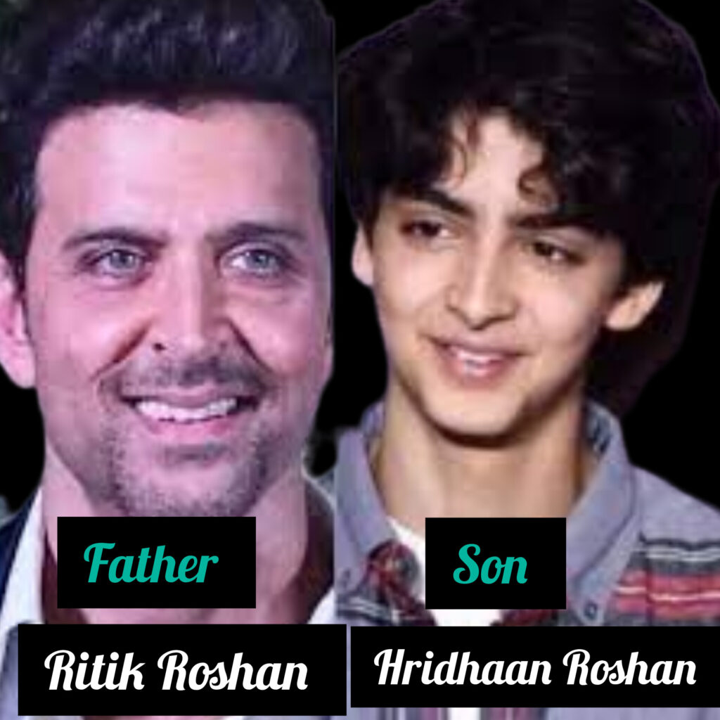 Ritik Roshan and son Hridhaan Roshan